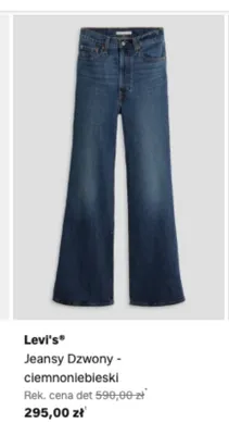 Jeansy dzwony Levi's ciemnoniebieski promocja w Lounge by Zalando