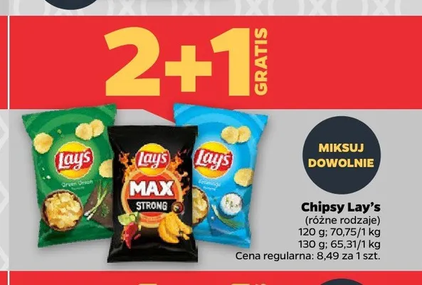 Chipsy Lay's MAX Strong promocja w Netto