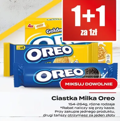 Ciastka Milka Oreo promocja w Supeco
