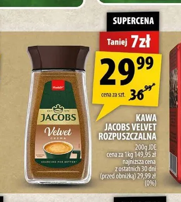 Kawa rozpuszczalna Jacobs Velvet promocja w Arhelan