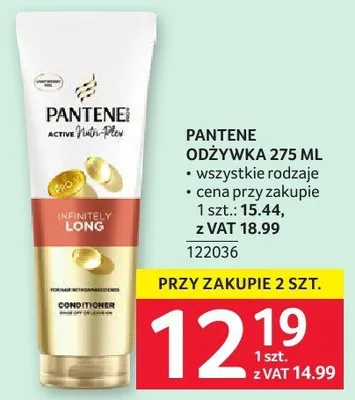 Odżywka Pantene 275 ml promocja w Selgros