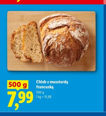 Chleb z musztardą francuską promocja w Lidl