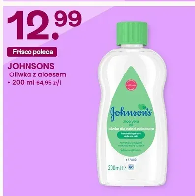 Oliwka z aloesem Johnsons dla dzieci promocja w Frisco