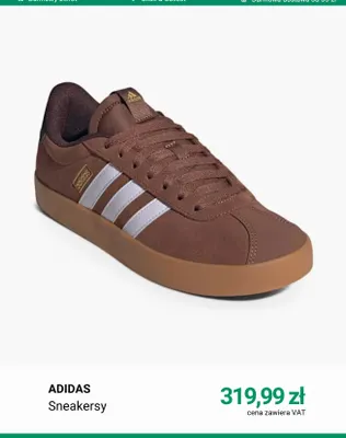 Sneakersy Adidas promocja w Deichmann
