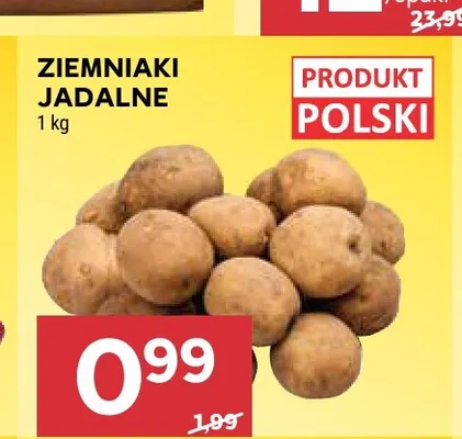 Ziemniaki jadalne promocja w Stokrotka