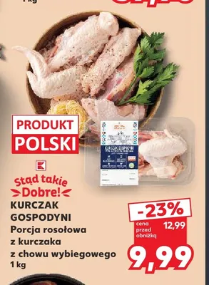Porcja rosołowa z kurczaka z chowu wybiegowego Kurczak Gospodyni promocja w Kaufland
