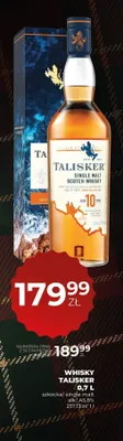 Whisky Talisker 10 YO promocja w Duży Ben