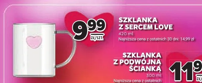 Szklanka promocja w Stokrotka