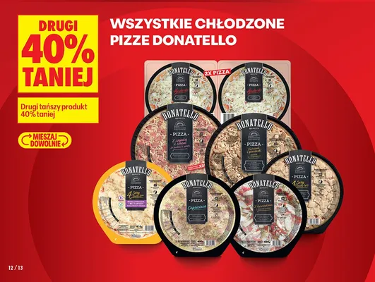 Pizza chłodzona różne rodzaje promocja w Biedronka