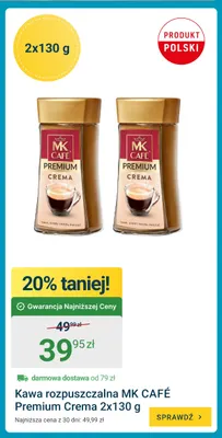 Kawa rozpuszczalna MK CAFÉ Premium Crema 2-pak promocja w ERLI