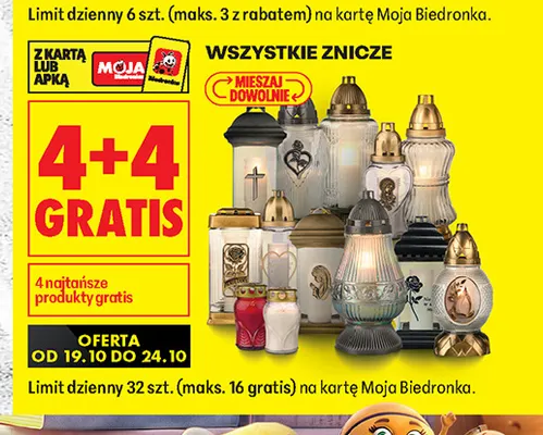 Znicze promocja w Biedronka