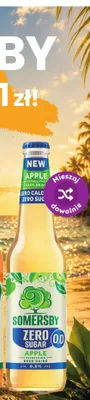 Piwo bezalkoholowe Somersby Zero Sugar Apple promocja w Dino