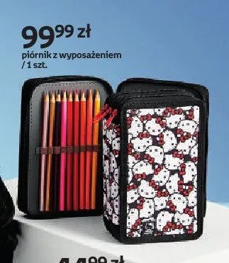 Piórnik z wyposażeniem Hello Kitty promocja w Empik