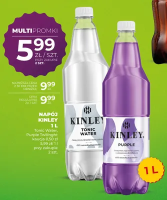 Napój gazowany Kinley Purple Twilinght promocja w Duży Ben