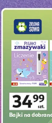 Książka Zielona Sowa Bajki na dobranoc promocja w Auchan