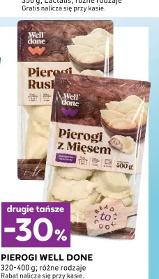 Pierogi ruskie Well Done promocja w Stokrotka