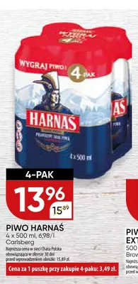 Piwo Harnaś 4-pak 500ml promocja w Chata Polska