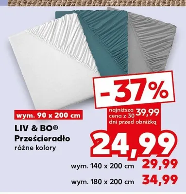 Prześcieradło promocja w Kaufland