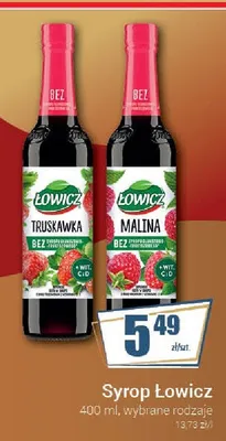 Syrop Łowicz Malina promocja w Premium Nasz Sklep