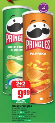Chipsy Pringles Sour Cream & Onion promocja w Dino