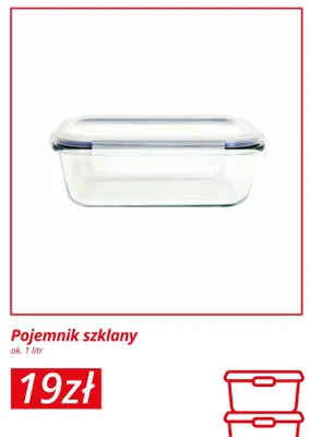 Pojemnik szklany promocja w KiK