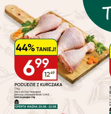 Podudzie z kurczaka promocja w Chata Polska