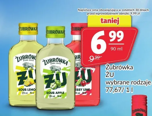 Likier Żubrówka Żu Sour Apple promocja w Prim Market