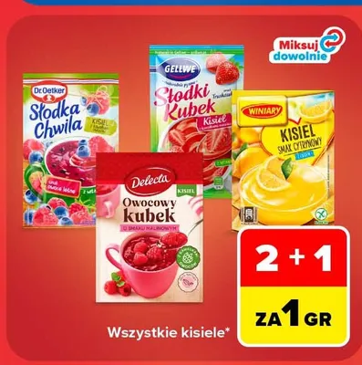 Kisiel Dr. Oetker Słodka Chwila promocja w Carrefour Market