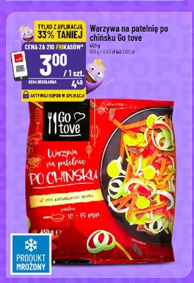 Warzywa na patelnię po chińsku Go tove promocja w POLOmarket
