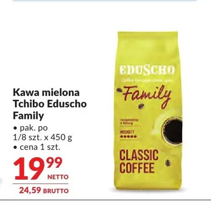 Kawa mielona Tchibo Eduscho Family promocja w Makro