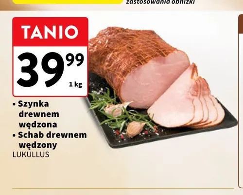 Schab drewnem wędzony Lukullus promocja w Intermarche