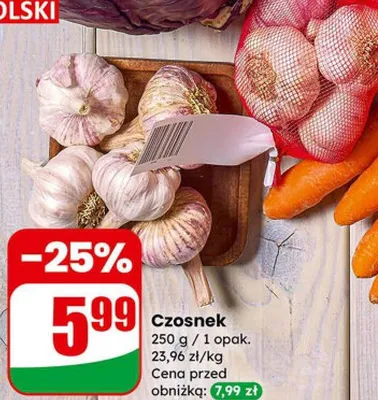 Czosnek promocja w Dino