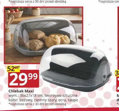 Chlebak Maxi 36x27x18 cm promocja w Prymus AGD