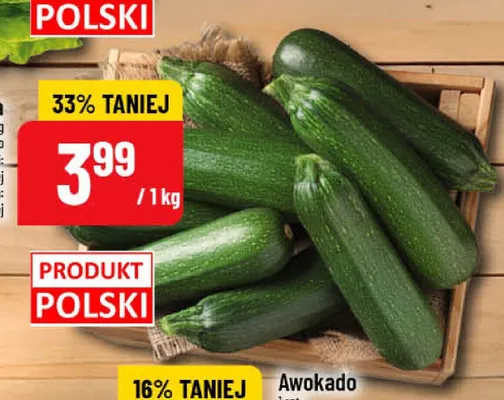 Cukinia zielona polska promocja w POLOmarket