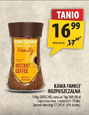 Kawa rozpuszczalna EDUSCHO Family promocja w Arhelan