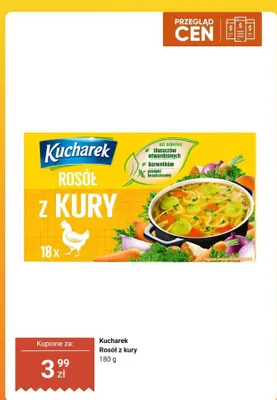 Rosół z kury Kucharek promocja w Dino