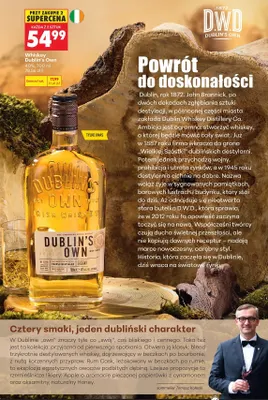 Whiskey Dublin's Own promocja w Biedronka