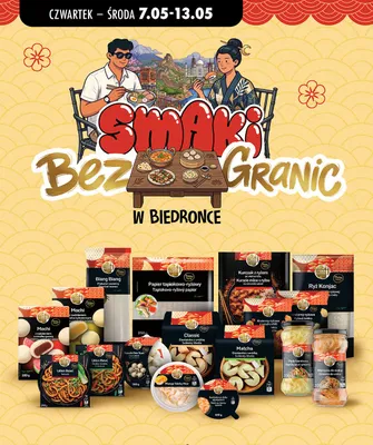 Makaron pszenny Biang Biang Asia Flavours promocja w Biedronka