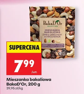 Mieszanka bakaliowa BakaD'Or promocja w Biedronka