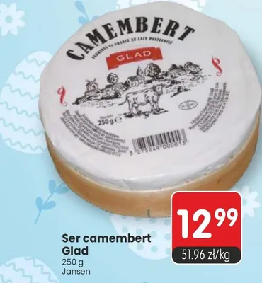 Ser camembert Glad promocja w Market Point