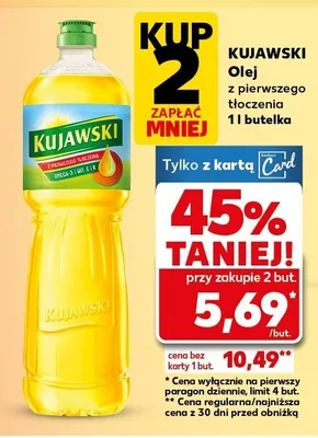 Olej z pierwszego tłoczenia promocja w Kaufland