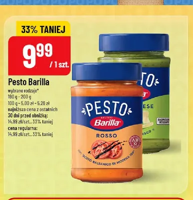 Pesto Barilla promocja w POLOmarket