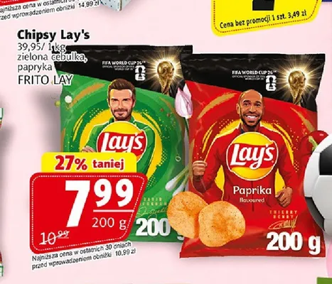 Chipsy Lay's Zielona Cebulka promocja w Prim Market