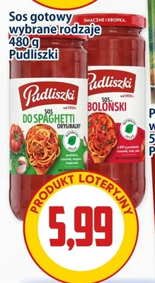 Sos gotowy Pudliszki promocja w Kupiec