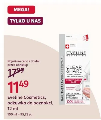 Odżywka do paznokci promocja w Rossmann