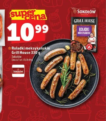 Roladki meksykańskie Sokołów Grill House promocja w TOPAZ