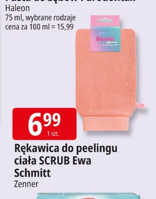 Rękawica do peelingu ciała SCRUB Ewa Schmitt promocja w Leclerc