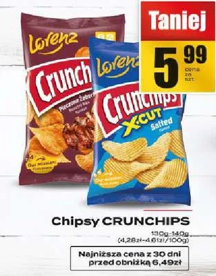 Chipsy Crunchips promocja w Supeco