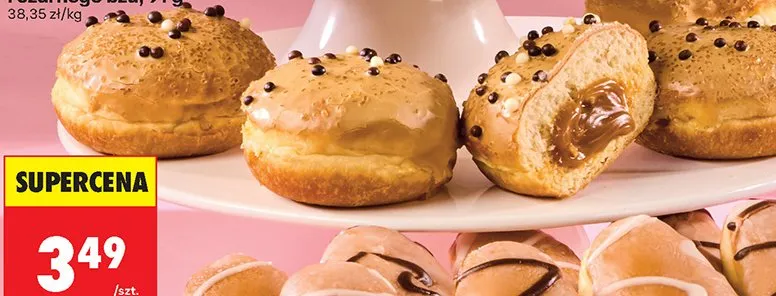 Pączek z nadzieniem o smaku słonego karmelu promocja w Biedronka