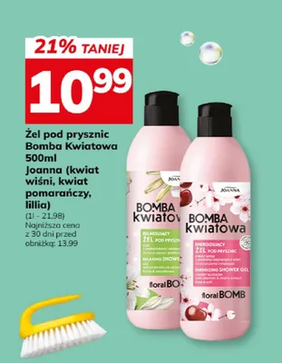 Żel pod prysznic Bomba Kwiatowa Joanna kwiat pomarańczy promocja w Hitpol